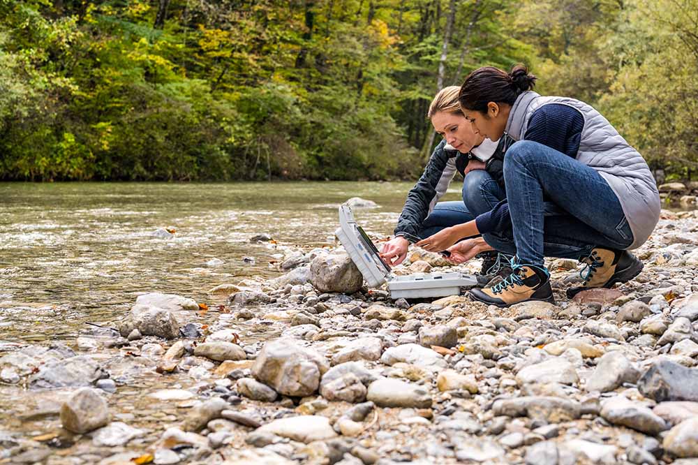 Analyse de l’eau à l’aide d’un dispositif informatique